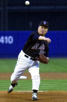 Premier Mori throws out ceremonial 1st pitch